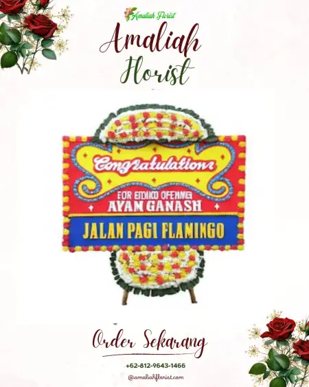 Sewa Papan Bunga Wapoga